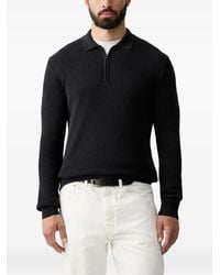 Joop! - Waffelstrick-Pullover Mit Viertelreißverschluss - Lyst