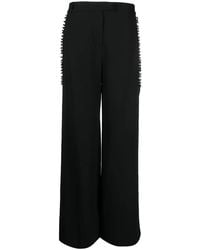 Jonathan Simkhai - Blossom Pleated Wide-Leg Trousers - Lyst