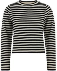Extreme Cashmere - Striped Embroidery Sweater - Lyst