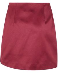 By Malene Birger - Draped Mini Skirt - Lyst
