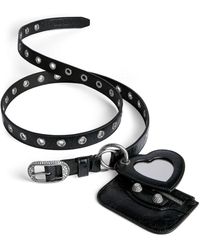 Balenciaga - Le Cagole Charm-detail Leather Belt - Lyst