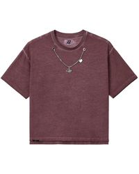 Izzue - T-Shirt À Détail De Chaîne - Lyst