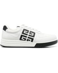 Givenchy - Baskets En Cuir À Logo Contrastant - Lyst
