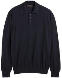 Slowear - Zanone Long-Sleeve Polo Shirt - Lyst