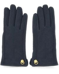 Gianni Chiarini - Logo-Rivet Suede Gloves - Lyst
