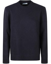 Prada - Wool And Suede Sweater - Lyst