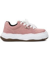 Maison Mihara Yasuhiro - "Oliver" Og Sole Suede Low-Top Sneakers - Lyst