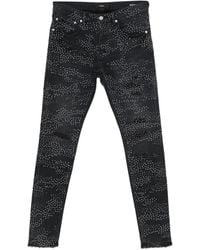 Purple Brand - Embellished Distressed Denim - Lyst
