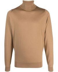 John Smedley - Fine-Knit Wool Roll-Neck Jumper - Lyst