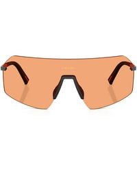 Prada Linea Rossa - B50S Shield-Frame Sunglasses - Lyst