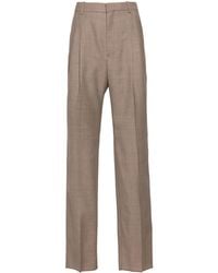 Saint Laurent - Klassische Hose Mit Bundfalten - Lyst