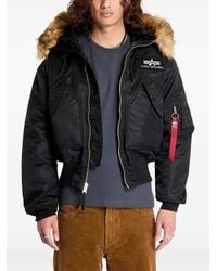 Alpha Industries - Veste Bomber 45/P À Capuche - Lyst