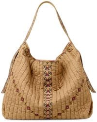 Ba&sh - Bolso Shopper Lenny Grande Con Bordado - Lyst