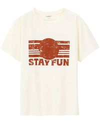 Ba&sh - T-Shirt Reese Con Stampa Grafica - Lyst