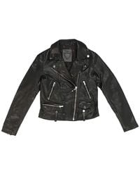 HTC - Santa Ana Stud-Embellished Leather Jacket - Lyst
