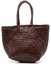 Dragon Diffusion - Small Grace Basket Leather Tote Bag - Lyst