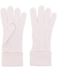 N.Peal Cashmere - Cable Gloves - Lyst