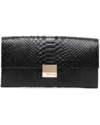 Tom Ford - Leren Clutch Met Python-Effect - Lyst