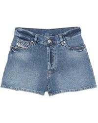 DIESEL - Regular Fit Denim Shorts - Lyst