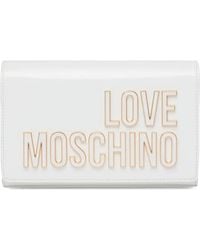 Love Moschino - Lettering Chain Clutch Bag - Lyst