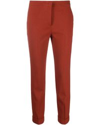 Etro - Wool-blend Jacquard Tapered Trousers - Lyst