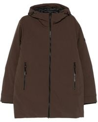 Peuterey - Hooded Zip-Up Coat - Lyst