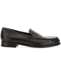 Lidfort - Loafer mit Kroko-Effekt - Lyst