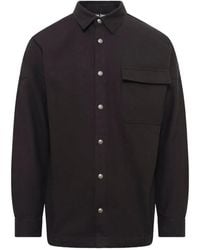 Palm Angels - Logo-Print Loose-Fit Shirt - Lyst