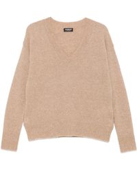 Dondup - V-Neck Wool Sweater - Lyst