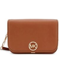 MICHAEL Michael Kors - Chain Detail Logo Shoulder Bag - Lyst