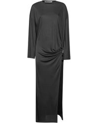 The Attico - Maxi-Jurk Met Gesmockte Zijsplit - Lyst