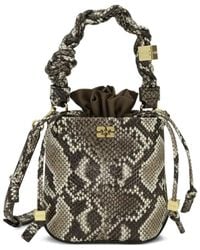Ganni - Bou Mini Bucket-Tas - Lyst