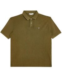 Guess - Waffle-Knit Polo Shirt - Lyst