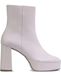 Högl - Nora Platform Block-Heel Ankle Boots - Lyst