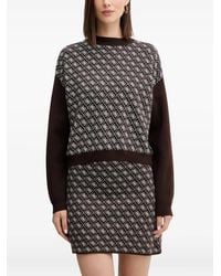 Guess - Patterned Long-Sleeve Sweater - Lyst
