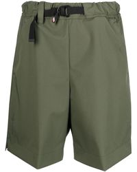 Moncler - Pantalones cortos con cinturón - Lyst