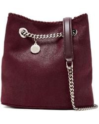 Stella McCartney - Chain-Trimmed Bucket Bag - Lyst
