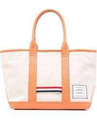 Thom Browne - Small Canvas Tote Bag - Lyst