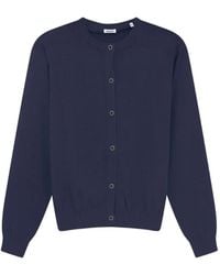 Aspesi - Button-Up Crew-Neck Cardigan - Lyst