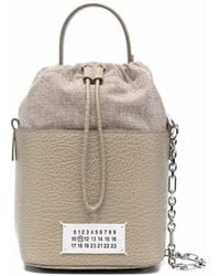 Maison Margiela - Logo-patch Panelled Tote Bag - Lyst