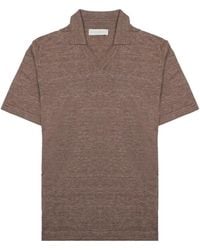 LUIGI GENTILE - Fine-Knit Short-Sleeve T-Shirt - Lyst