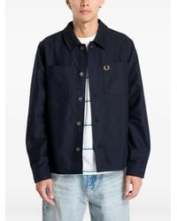 Fred Perry - Surchemise À Logo Brodé - Lyst