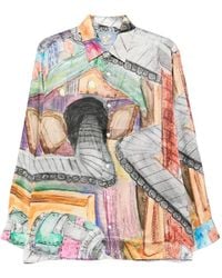 Kidsuper - Patterned Button-Up Shirt - Lyst