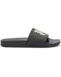 Palm Angels - Monogram-Embossed Pool Slides - Lyst