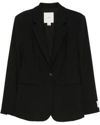 Calvin Klein - Single-Breasted Logo-Patch Jacket - Lyst