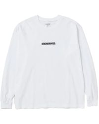 Neighborhood - Logo-Print Long-Sleeves T-Shirt - Lyst