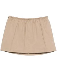 Alexander Wang - Elasticated-Waistband Mini Skirt - Lyst