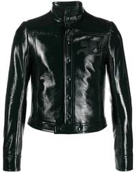 Courreges - Veste En Cuir Artificiel À Boutonnière - Lyst