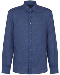 Canali - Camisa De Algodón - Lyst