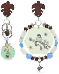 Amir Slama - Bird-Pendant Drop Earrings - Lyst